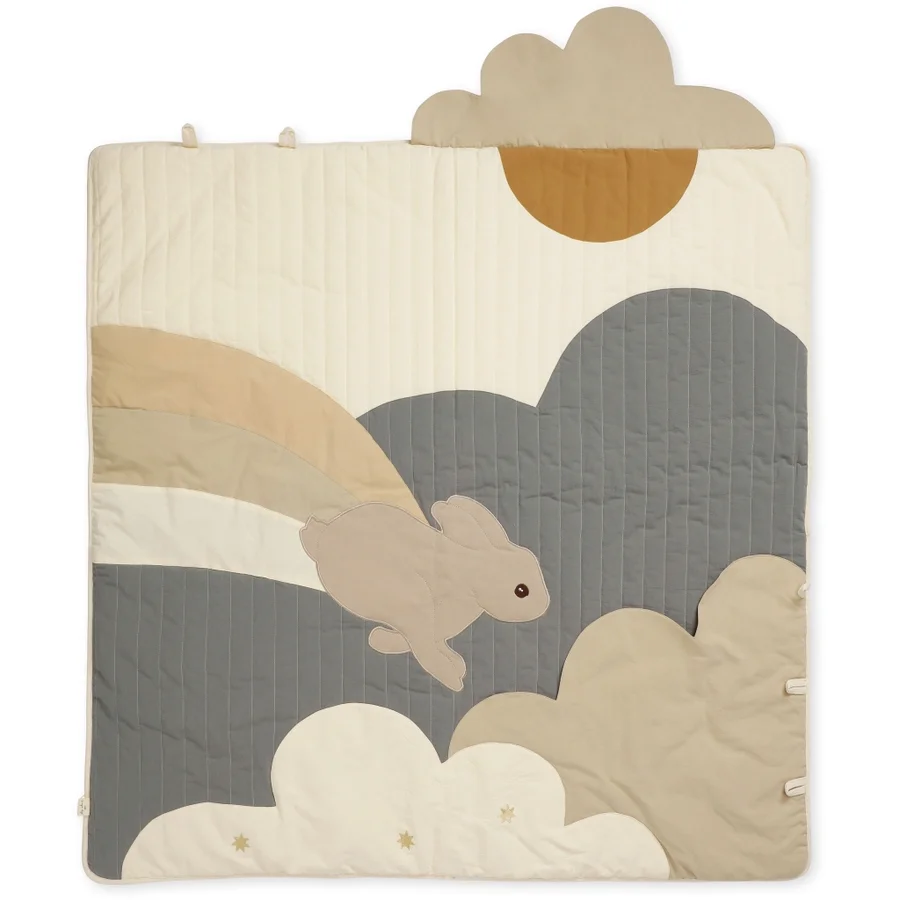 Konges Sløjd legetæppe, Bunny blue