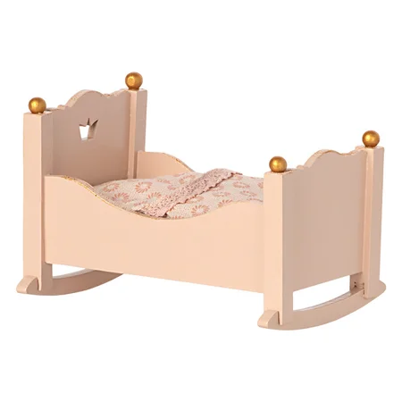 Maileg vugge til baby mus, Rosa