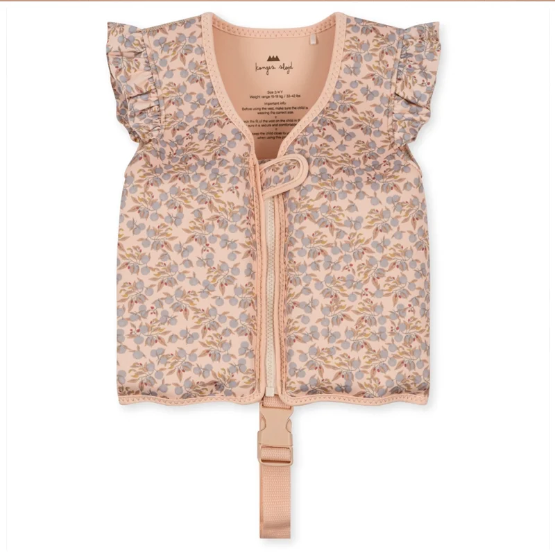 Konges Sløjd Neopren Svømme vest med flæse, Orangery Blue