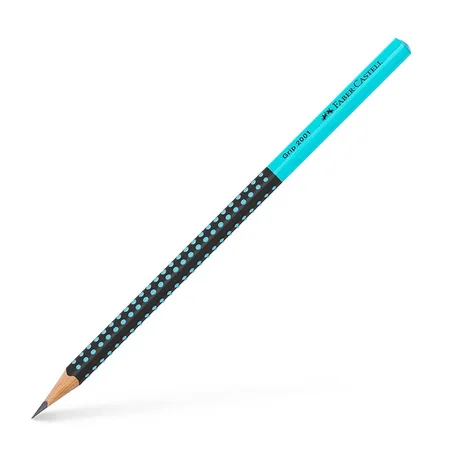 Faber-Castell grip blyant, black/mint