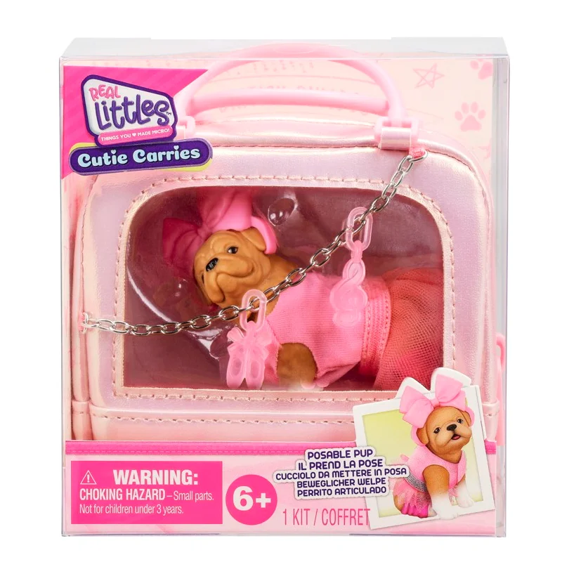 Real Littles hundetaske, engelsk bulldog