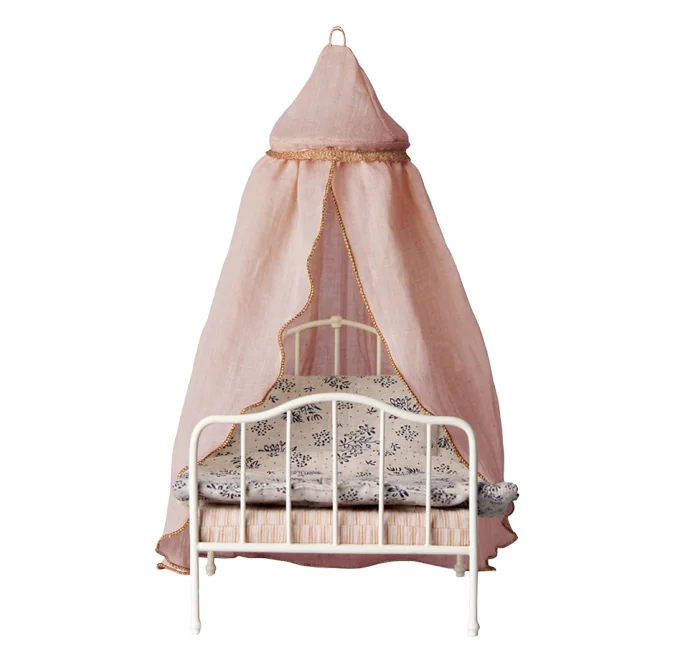Maileg miniature sengehimmel, rosa