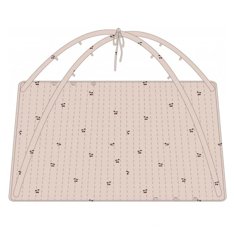 Konges Sløjd aktivitetsstativ m.tæppe, cherry