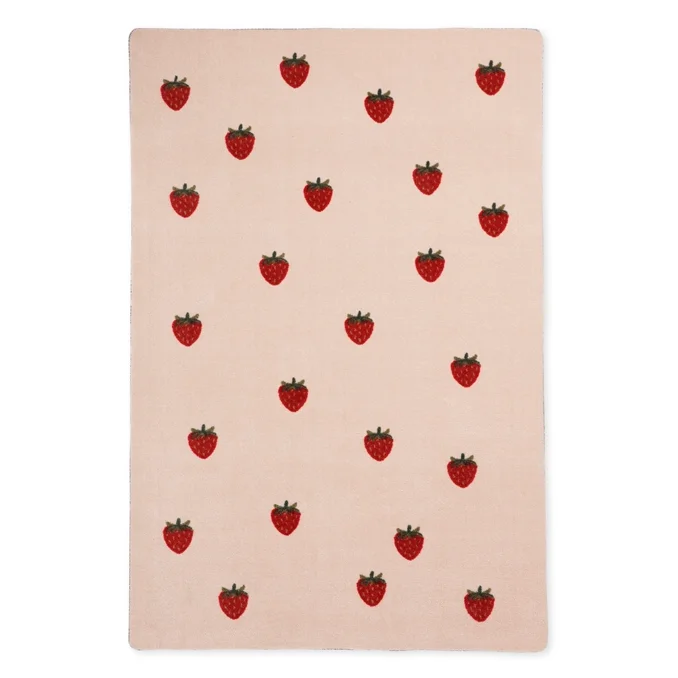 Konges Sløjd gulvtæppe, strawberry