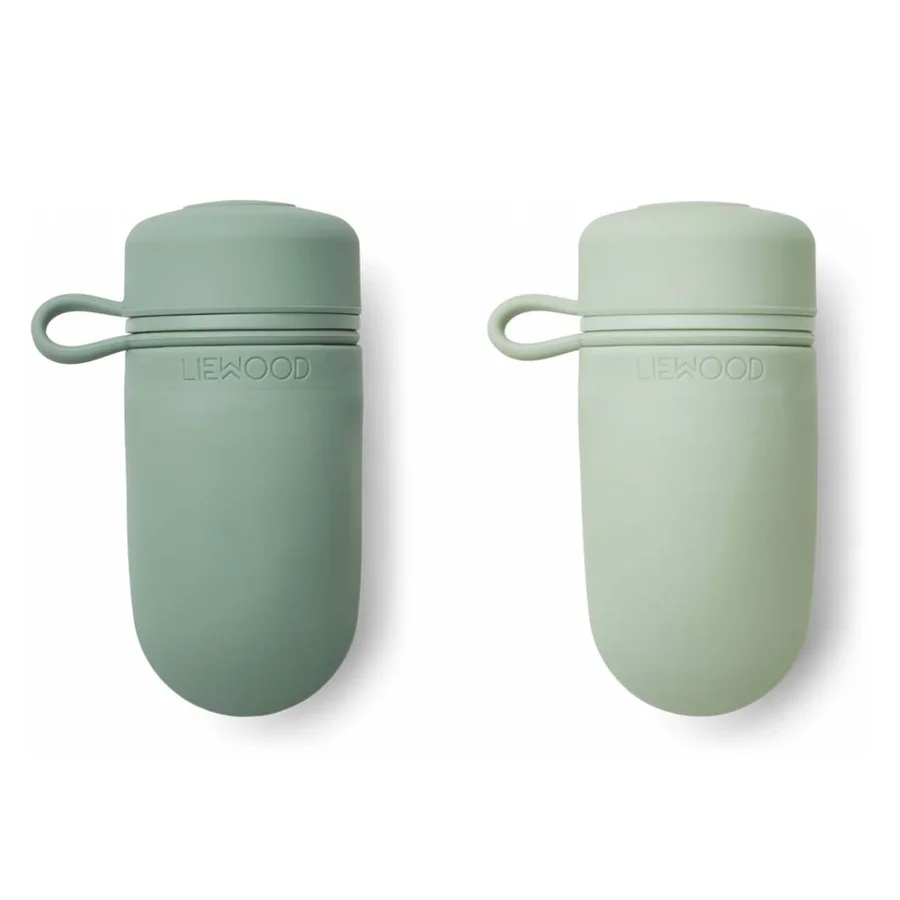 Liewood 2-pak smoothie-flasker, Peppermint/Dusty mint