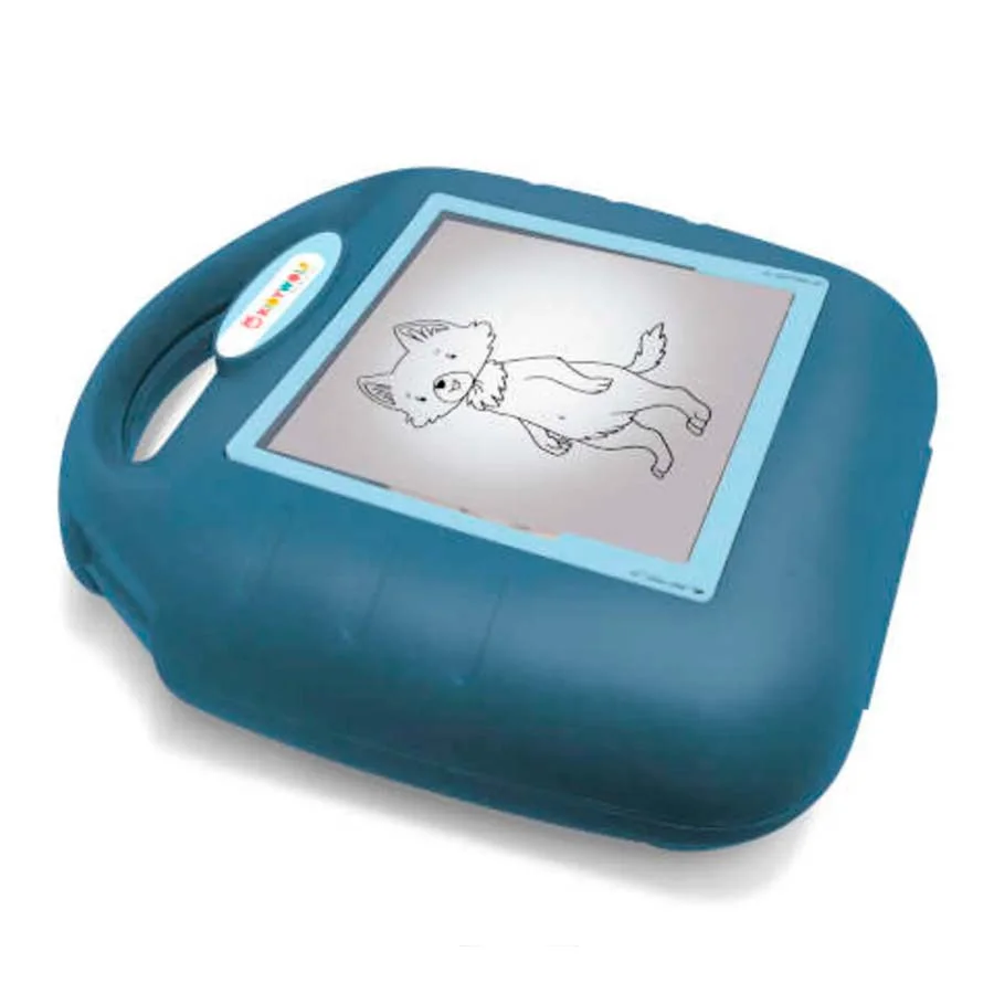 Kidywolf kuffert med tegneplade m.lys