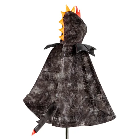 Souza udklædning, drage kappe str. 4-7 år - Sort