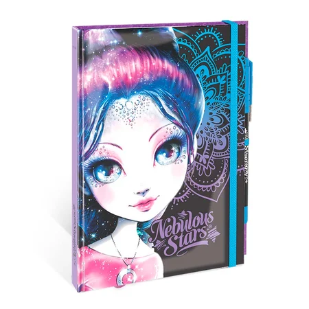Nebulous star, Deluxe sort notesbog, lilla