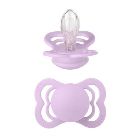 Bibs supreme silikone sut, str 2 - Violet Sky