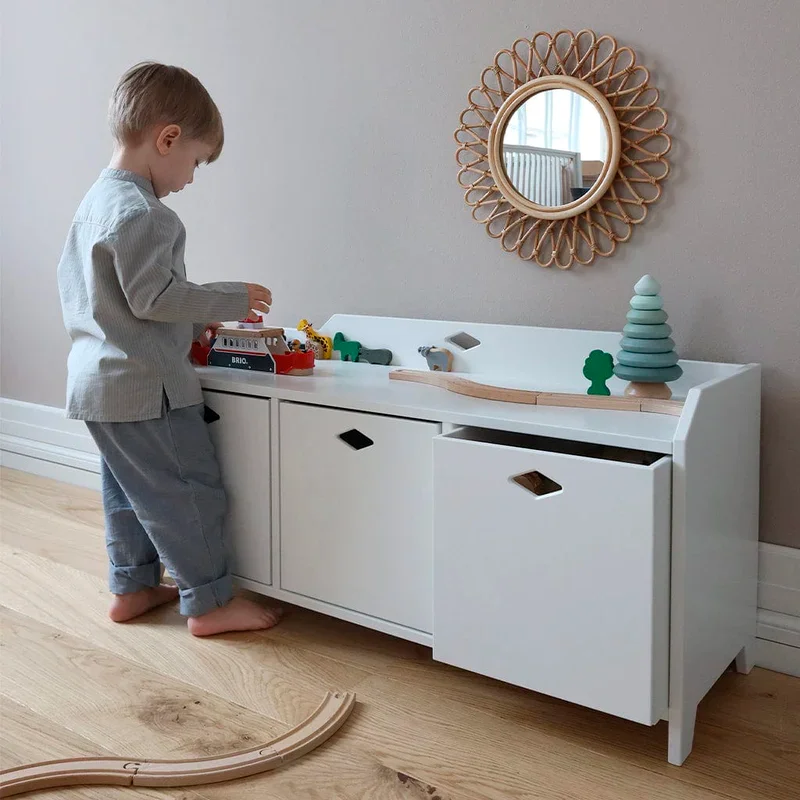 Cam Cam Luca opbevaringskasse, Hvid 