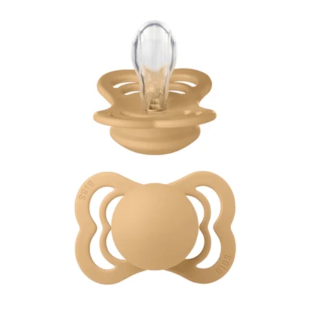 Bibs supreme silikone sut, str 2 - Desert Sand