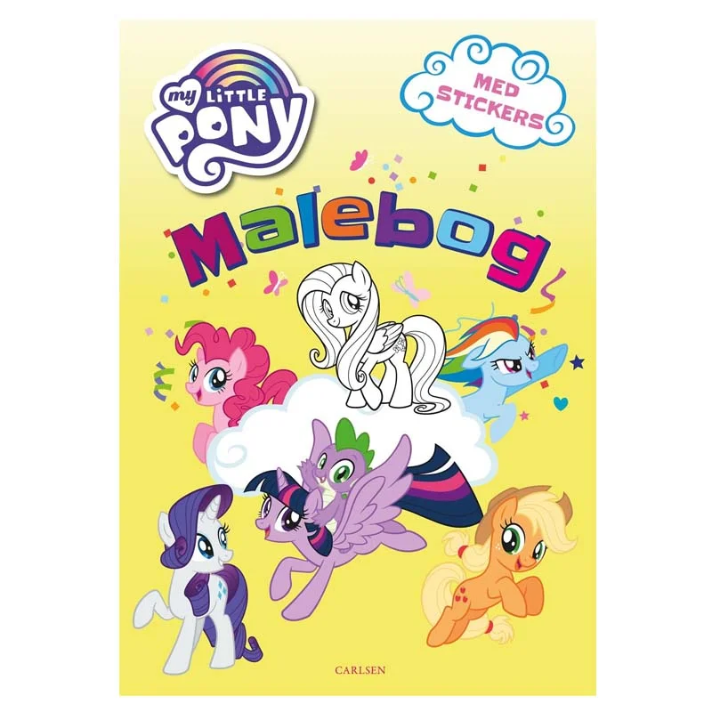 Malebog med stickers, My Little Pony