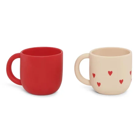 Konges Sløjd 2-pak silikone-kopper, mon grande amour