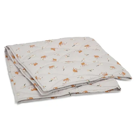 Konges Sløjd quilted babytæppe, Farm blue