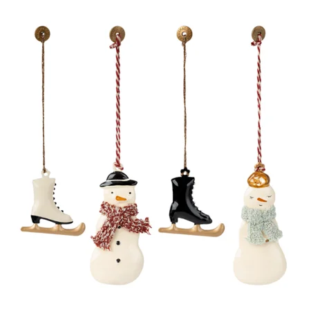 Maileg metal juleophæng sæt, winter wonderland