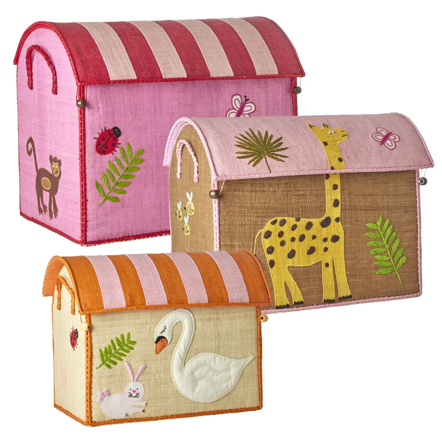 Rice opbevaringskurv, wildlife - mellem