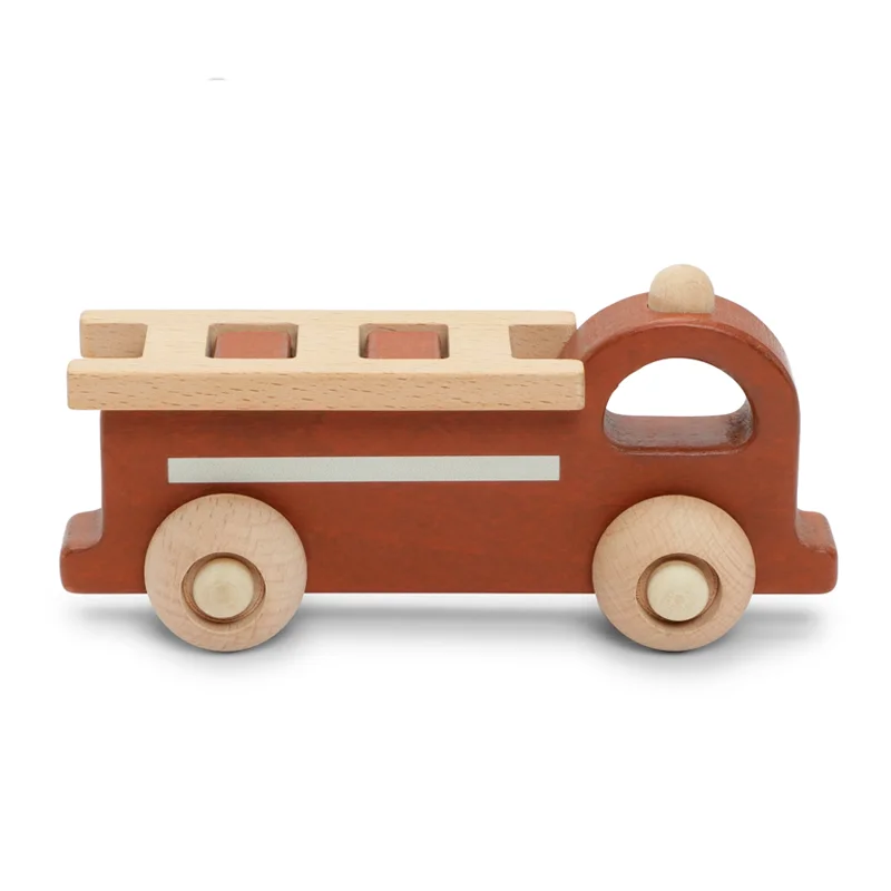 Konges Sløjd træ brandbil