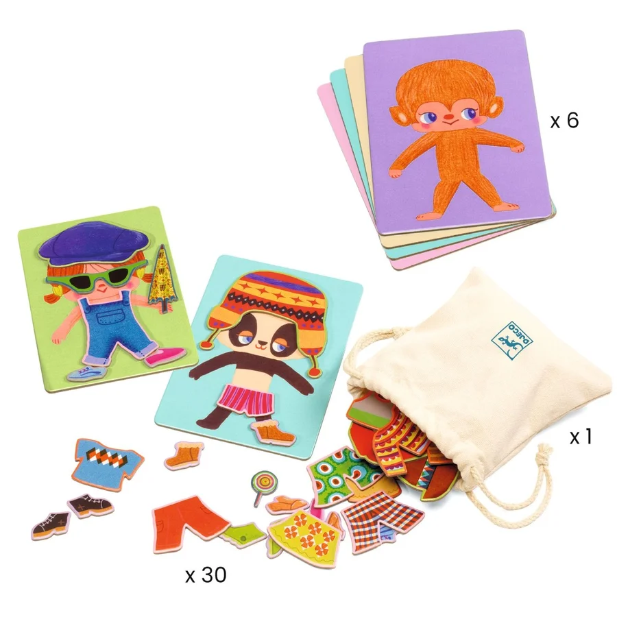 Djeco Billedlotteri, Jeg klæder mig på