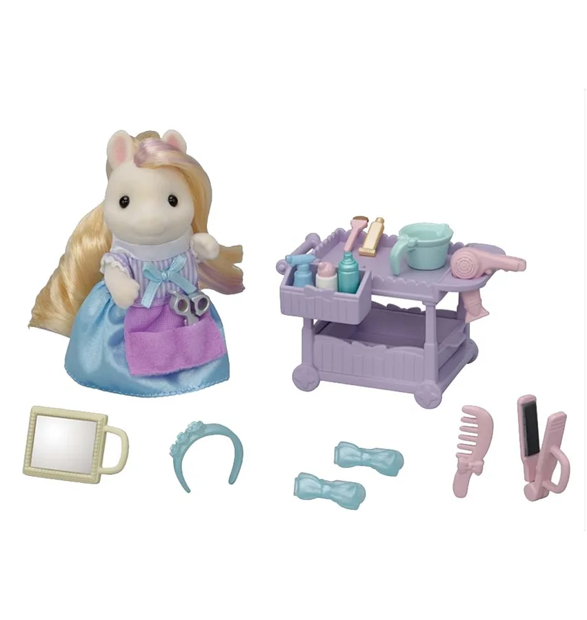 Sylvanian Families, stylingsæt og pony mor