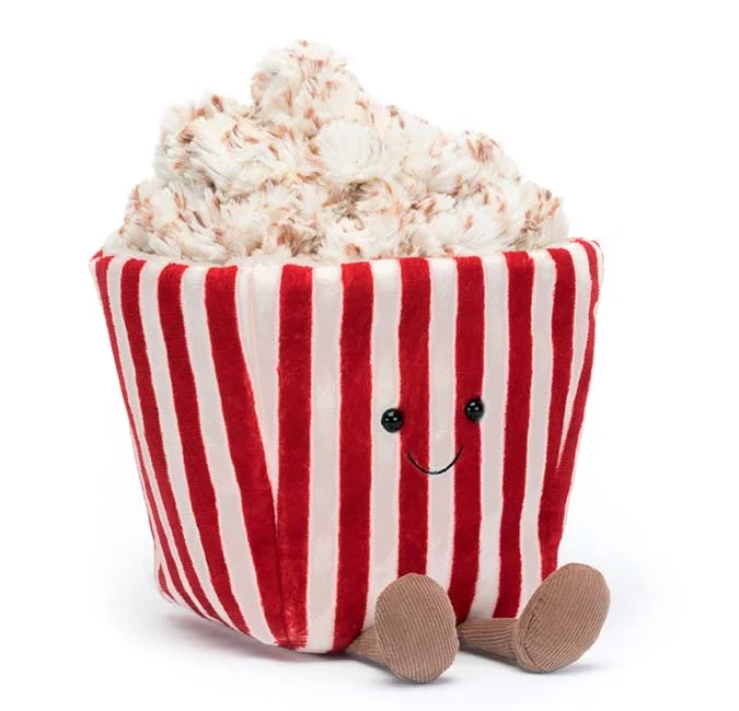 Jellycat Amuseable Popcorn, 18 cm