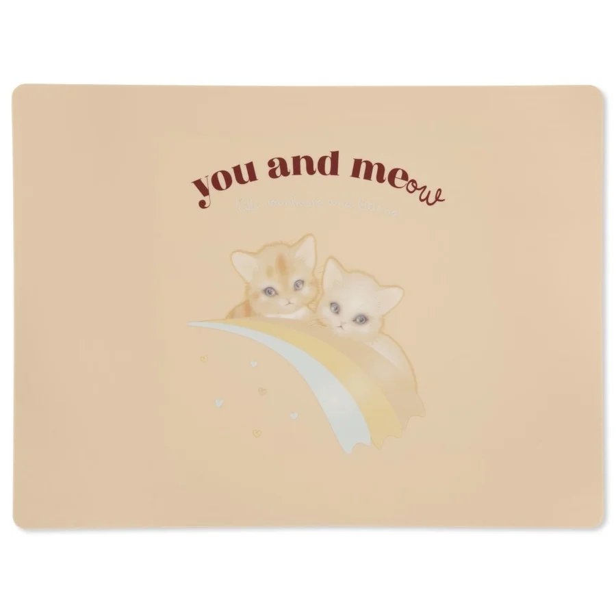 Konges Sløjd silikone dækkeserviet, rainbow kitty