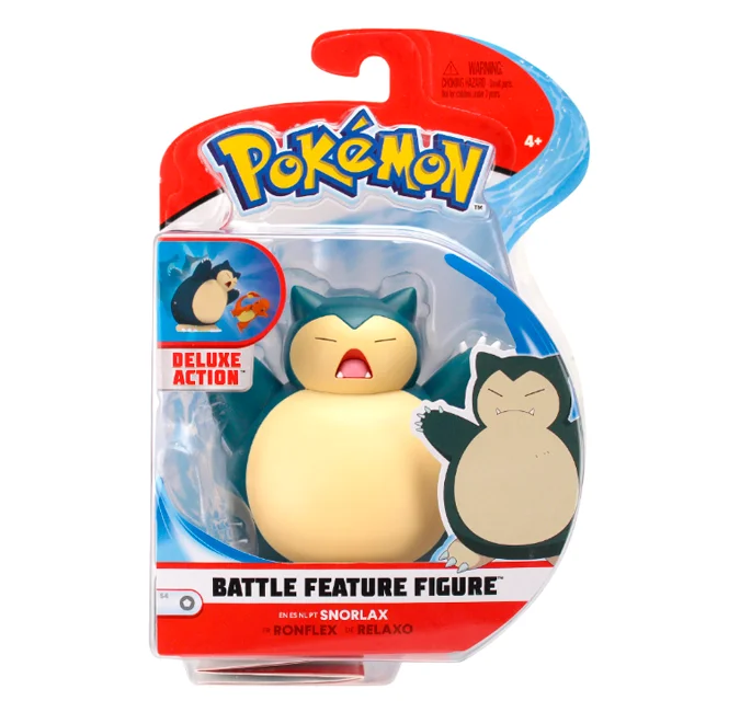 Pokemon battle feature figur, Snorlax