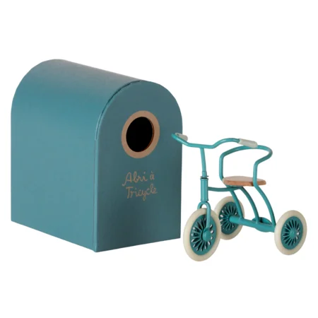 Maileg, Abri á Tricycle, Maus - blau