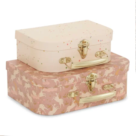 Konges Sløjd Kuffertsæt 2-pak, Unicorn Blush / Etoile 
