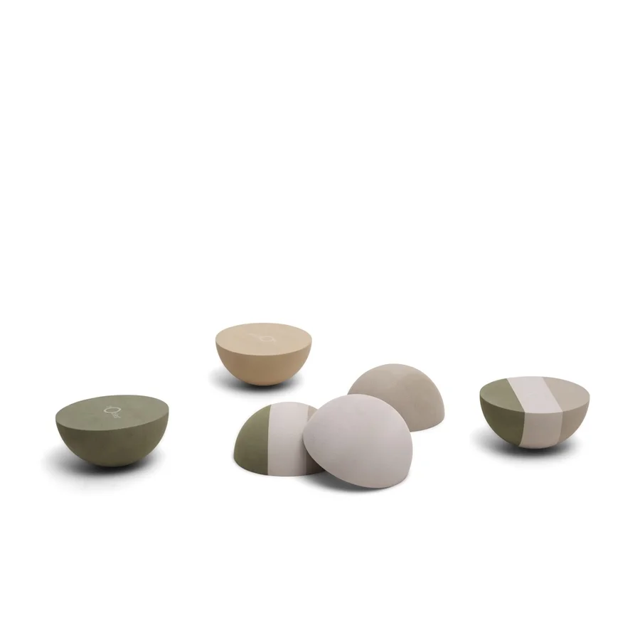 bObles tumlesten, 6 stk - Moss