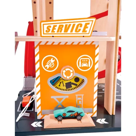Hape Gearhead Stunt Garage