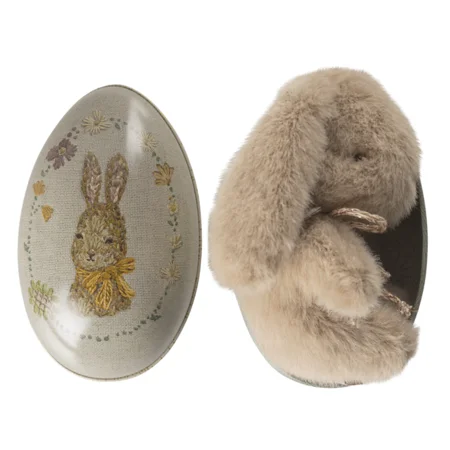 Maileg mini kanin plys, cream peach