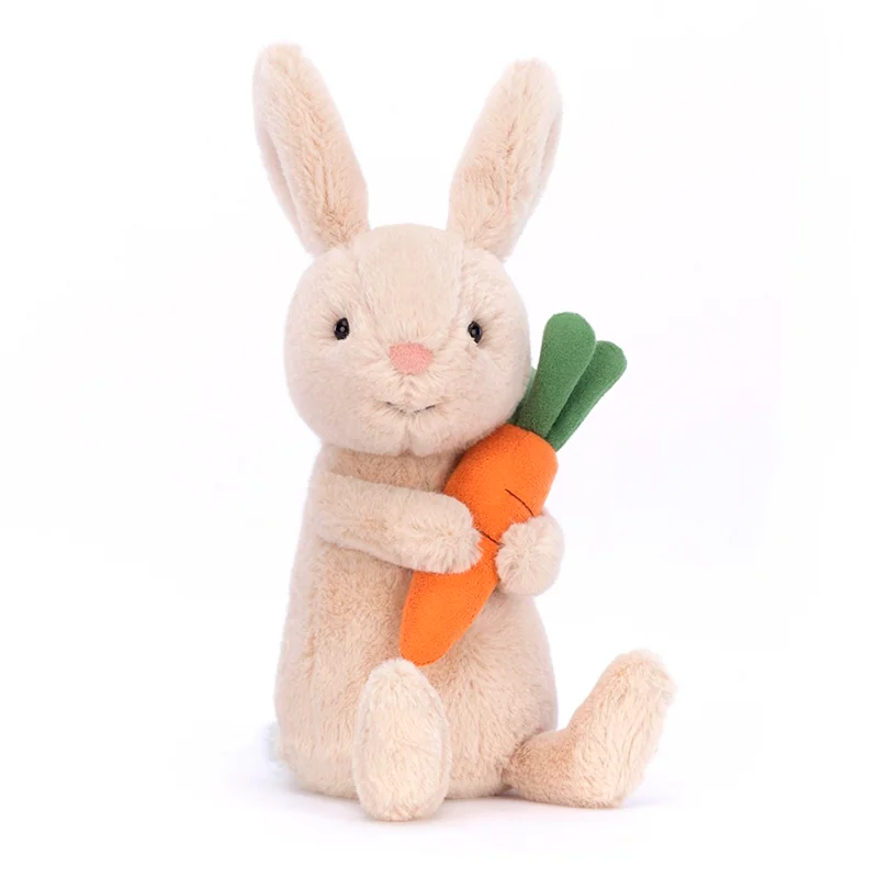 Jellycat Bonnie kanin med gulerod 15 cm
