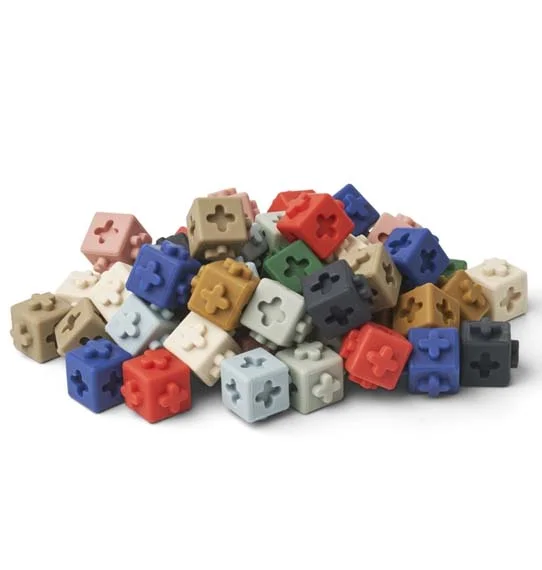 Liewood Links byggeklodser, 50 stk - Eden mix