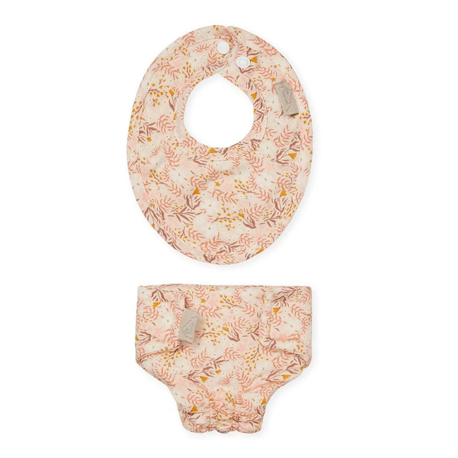 Cam Cam dukketøj, hagesmæk og ble - Aurora