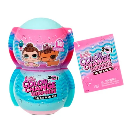 L.O.L. Surprise Color Change Lil Sis og Lil Pet