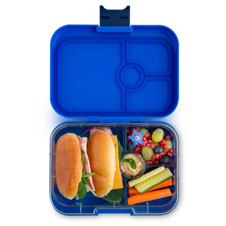 Yumbox Panino madkasse m. 4 rum, Neptune Blue - Space tray