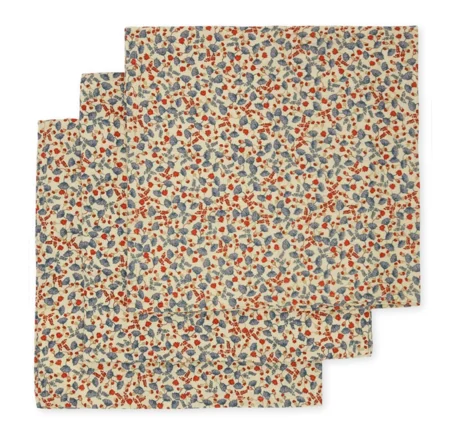 Konges Sløjd 3-pak stofbleer, Marche de Fleur