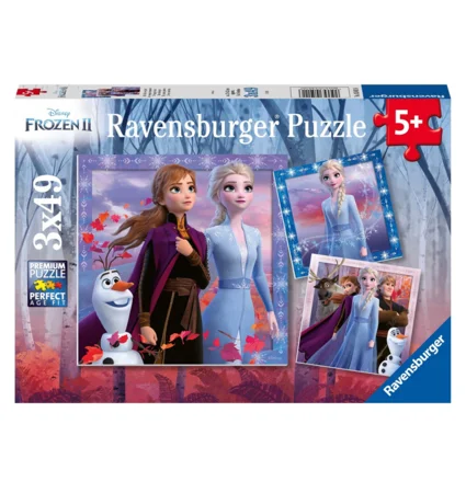 Frost 2 puslespil 3-i-1, 49 brikker