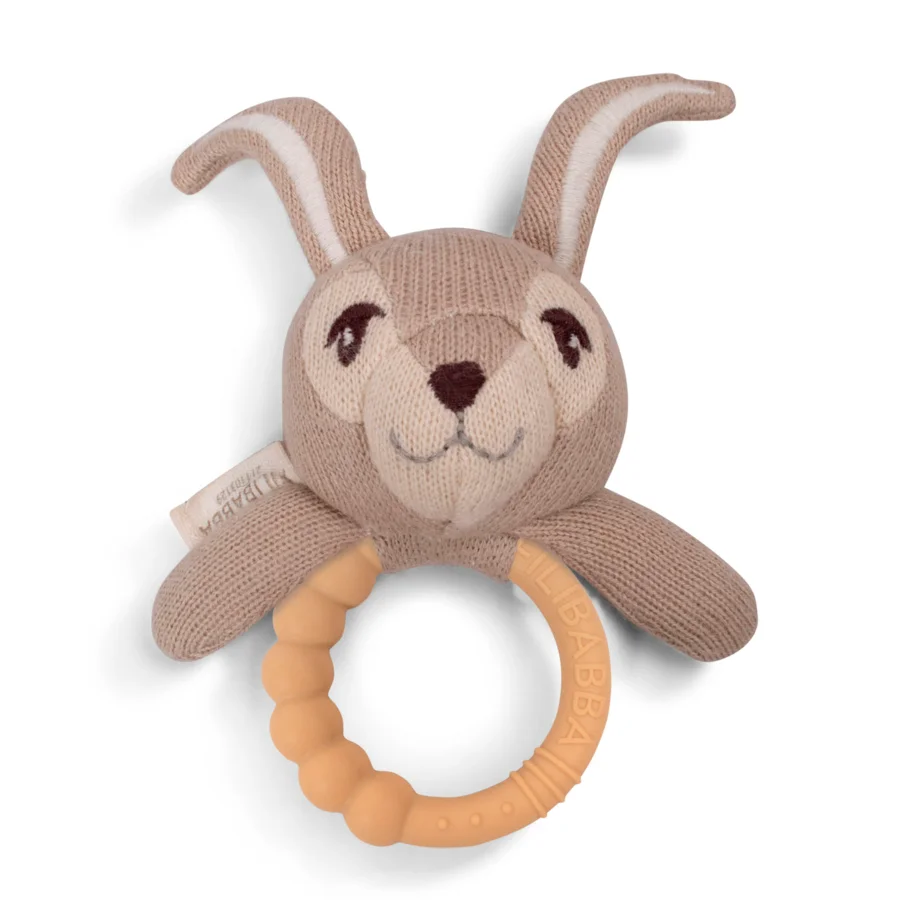 Filibabba rangle med silicone bidering, haren Henny