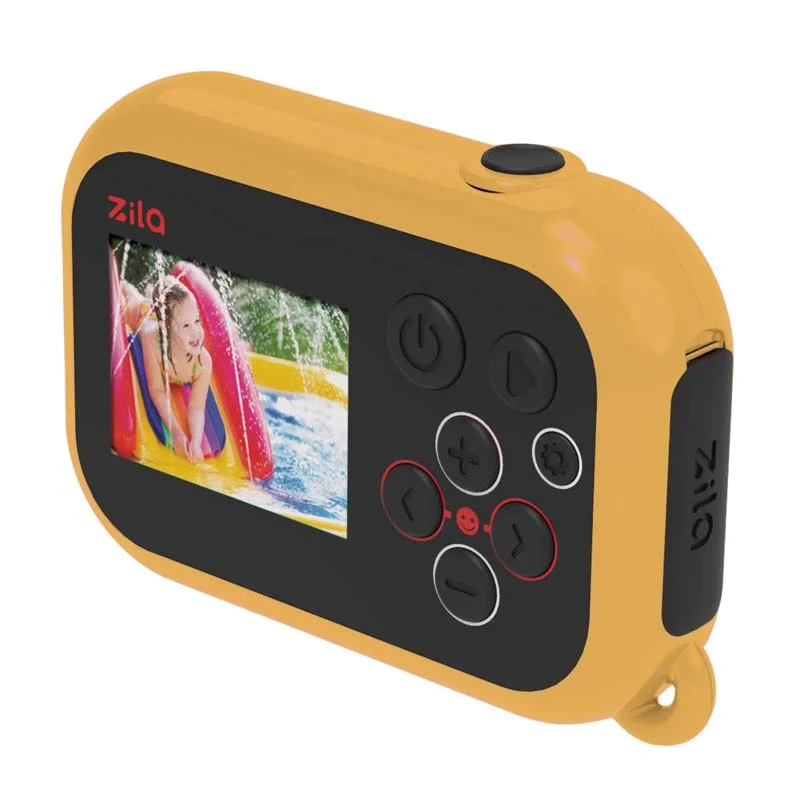 Kidywolf kamera til børn, gul