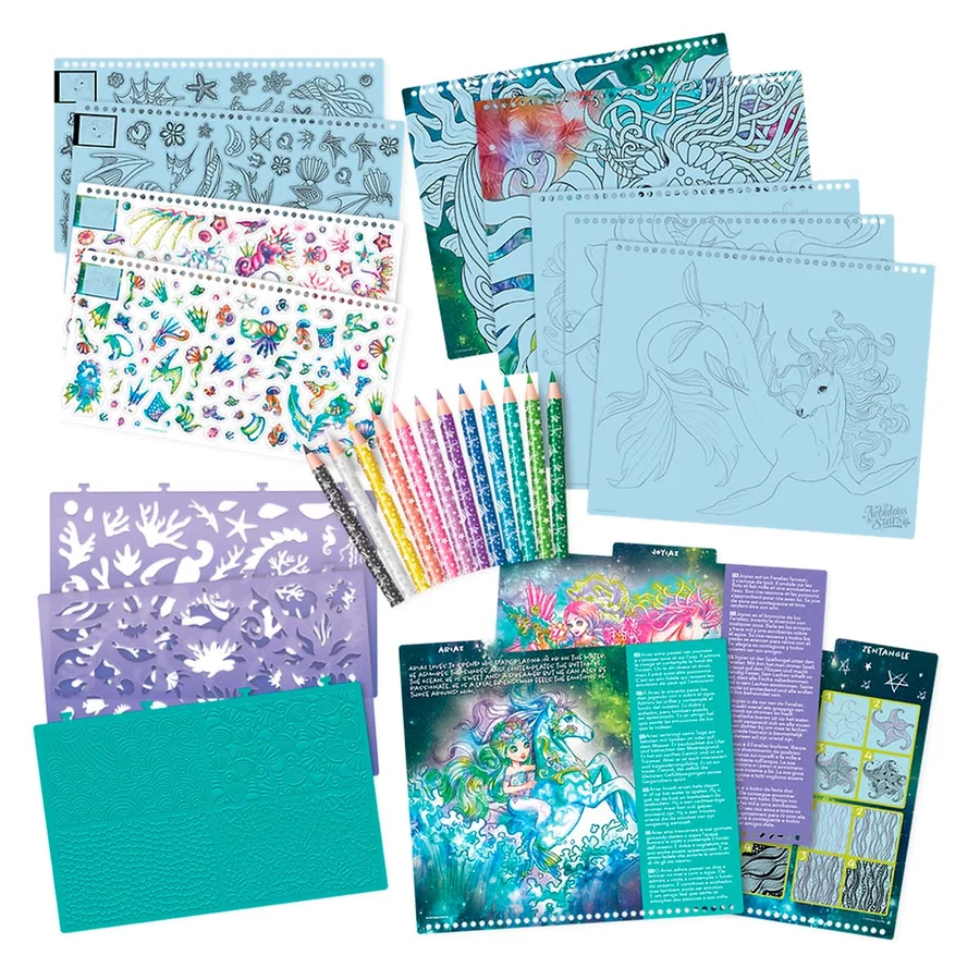 Nebulous Star Large creative sketchbook, grøn