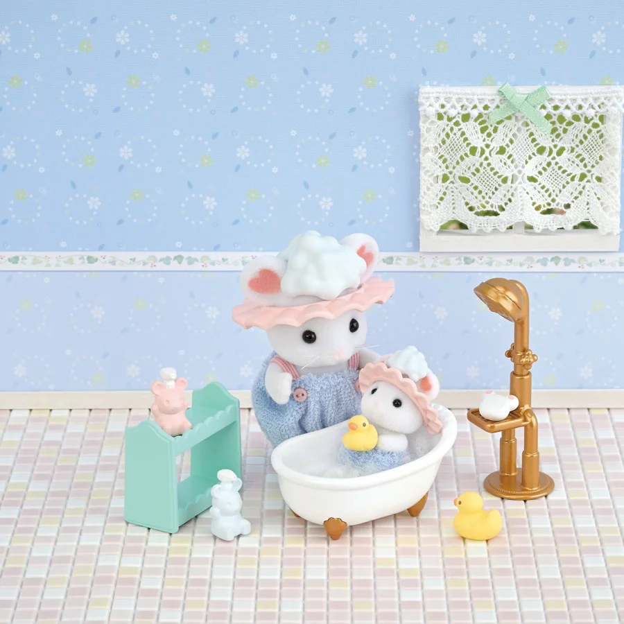 Sylvanian Families Badetid og Bobler, Søskende
