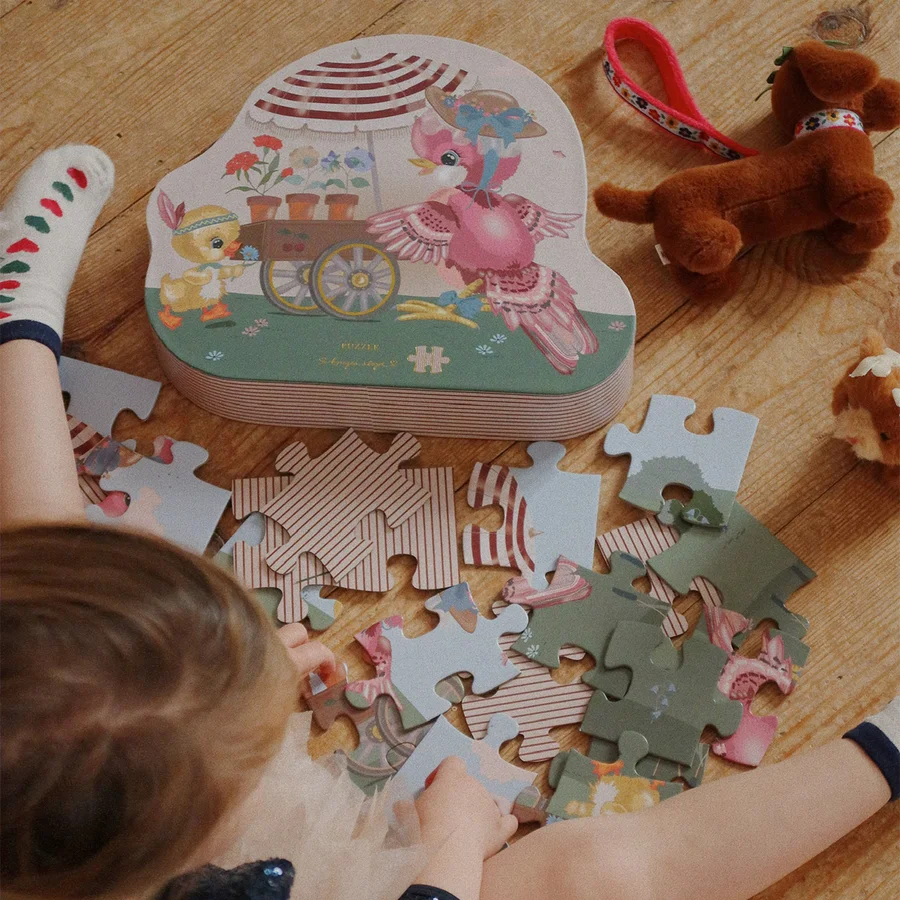 Konges Sløjd Birdie Puzzlespiel - Car Birdie