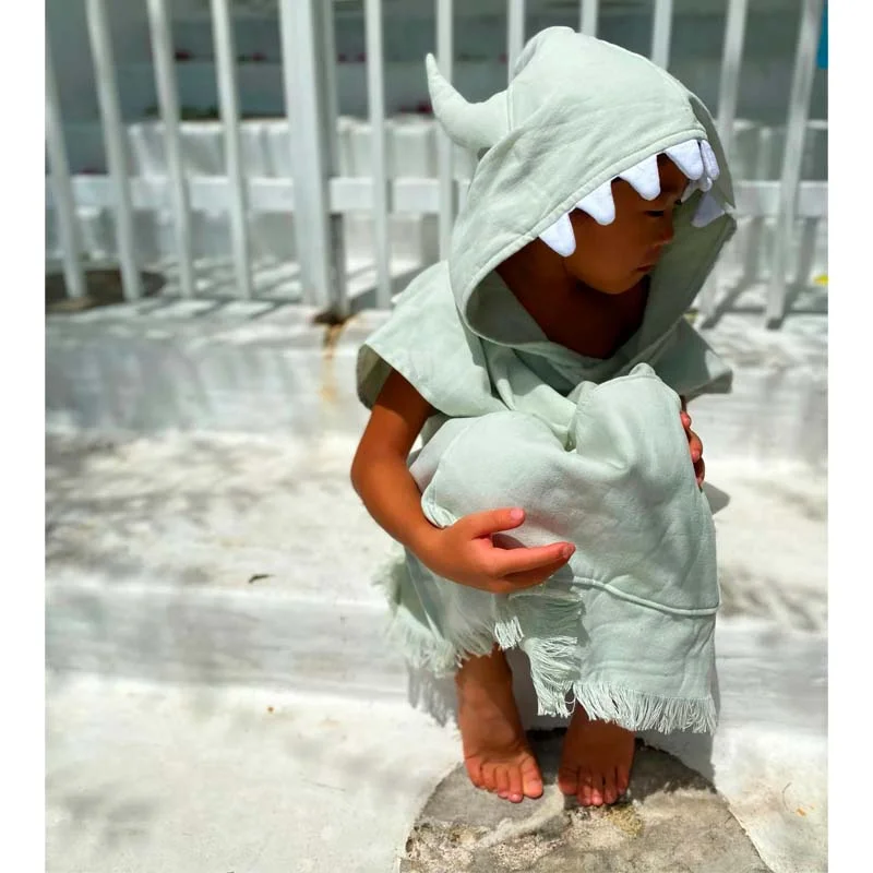 Sunnylife håndklæde poncho, monster