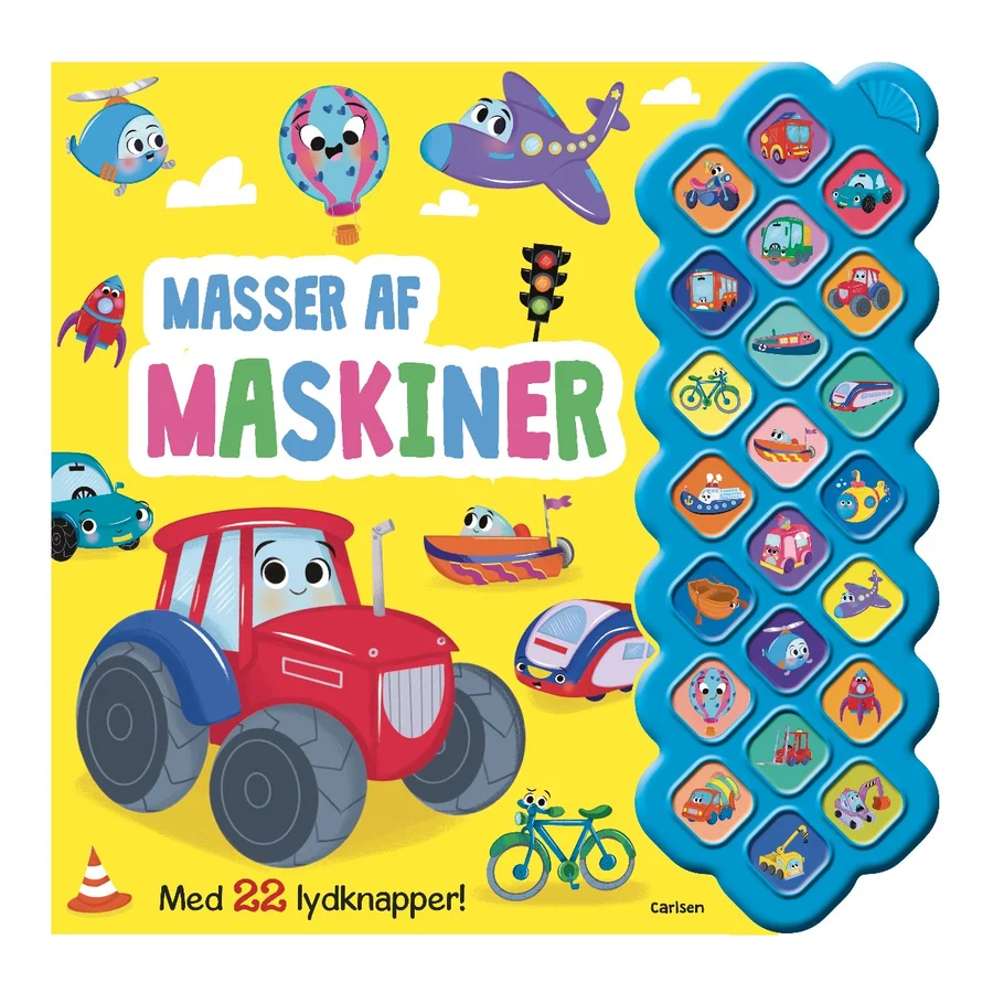 Masser af maskiner, med 22 lyde