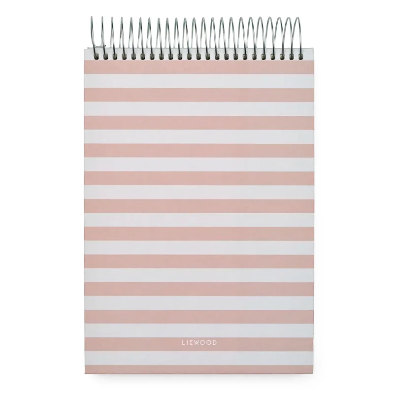 Liewood skitseblok, tuscany rose strib