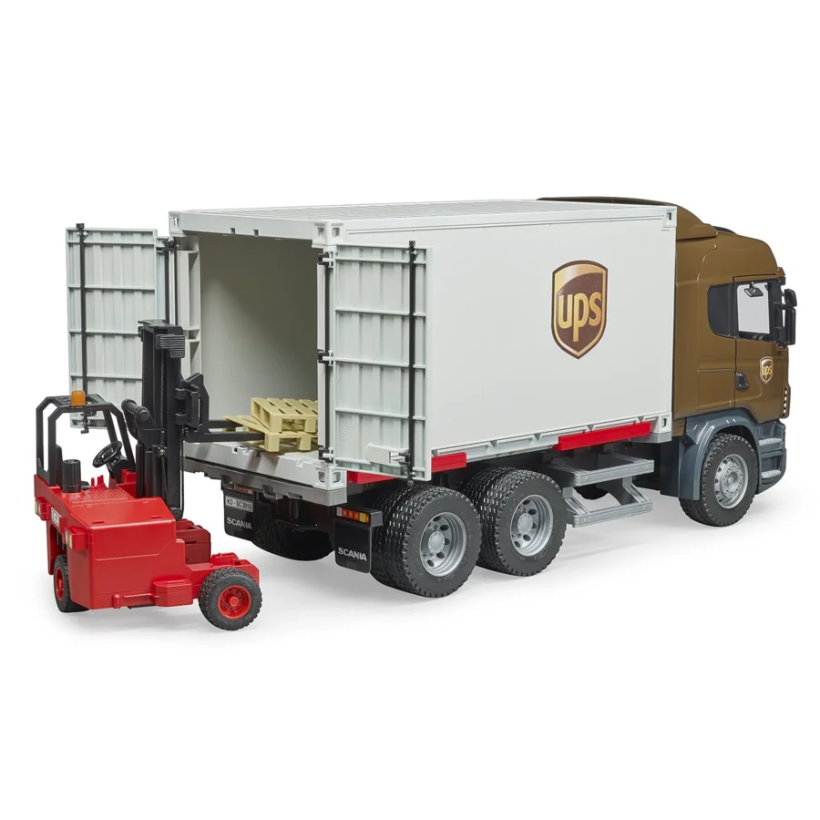 Bruder Scania R-Series UPS logistics fragtlastbil