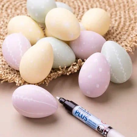 12 plastikæg til at male på, pastel