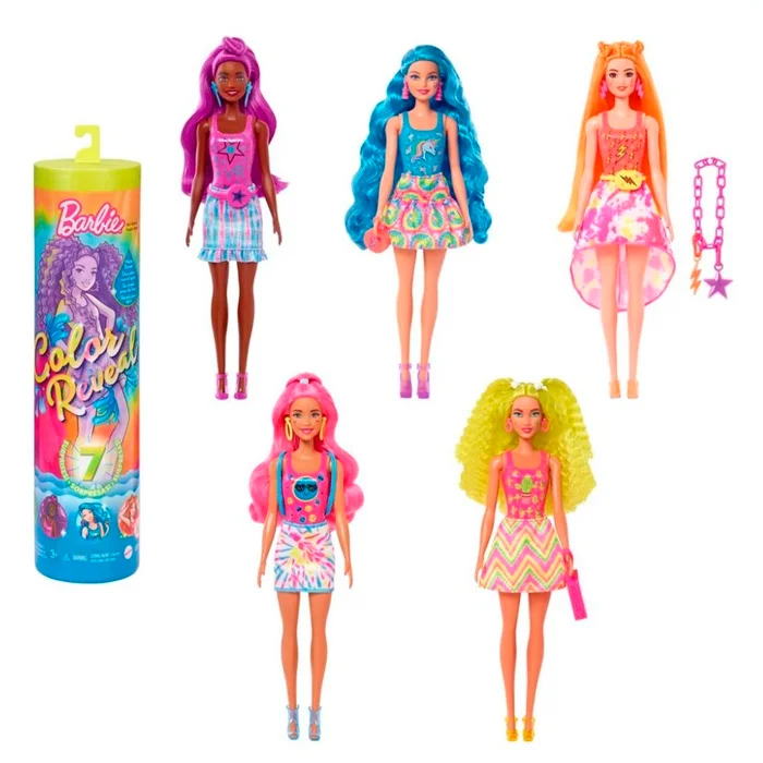 Barbie Color Reveal, Neon Tie-Dye