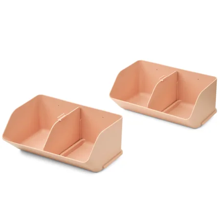 Liewood 2 opbevaringskasser M, rose